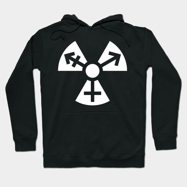 Trans Radiation - White Hoodie by GenderConcepts